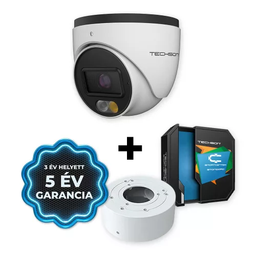 Techson TCI MS6 E004 WI AM -2.8 + JS + SCSTD1 4 Mpx-es IP kamera Kötődobozzal és SmartCenter STD licenccel