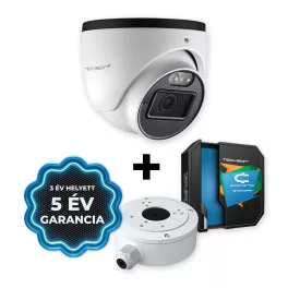   Techson TCI MS6 E006 WI AM -2.8 + JG + SCSTD1 6 Mpx-es IP kamera Tömszelencés kötődobozzal és SmartCenter STD licenccel