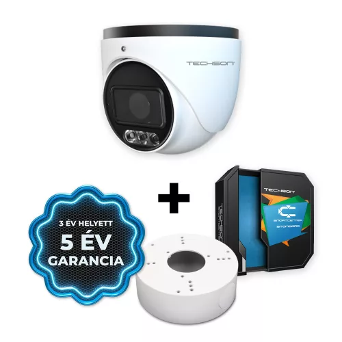 Techson TCI MS6 E104 WI AM Z4 /PA + JS + SCSTD1 4 Mpx-es IP kamera Kötődobozzal és SmartCenter STD licenccel