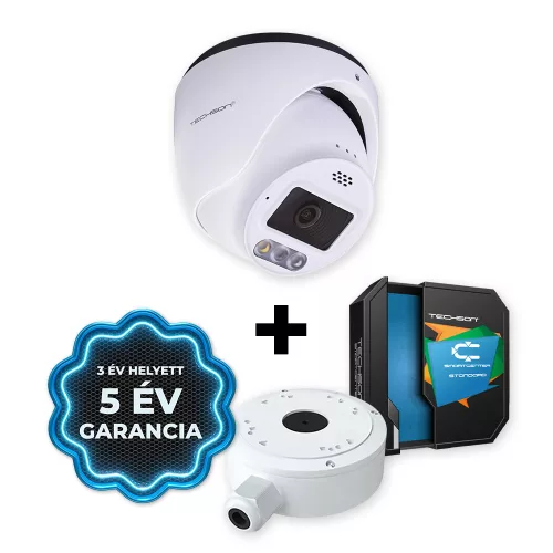 Techson TCI MS6 E106 WI ADM Z4 /PA + JG + SCSTD1 6 Mpx-es IP kamera Tömszelencés kötődobozzal és SmartCenter STD licenccel