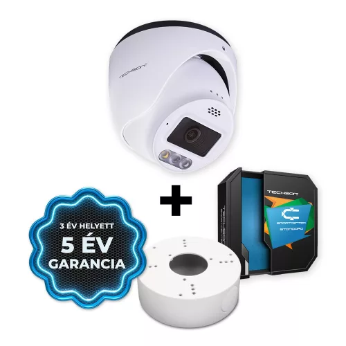 Techson TCI MS6 E106 WI ADM Z4 /PA + JS + SCSTD1 6 Mpx-es IP kamera Kötődobozzal és SmartCenter STD licenccel