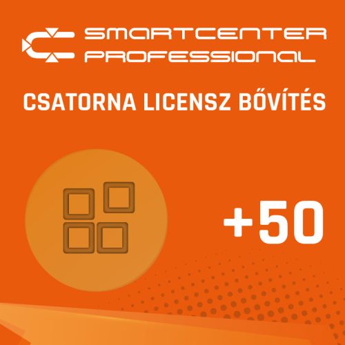 Techson SmartCenter Professional Eszköz/csatorna LicencTC-SmartCenter-Pro50Ch
