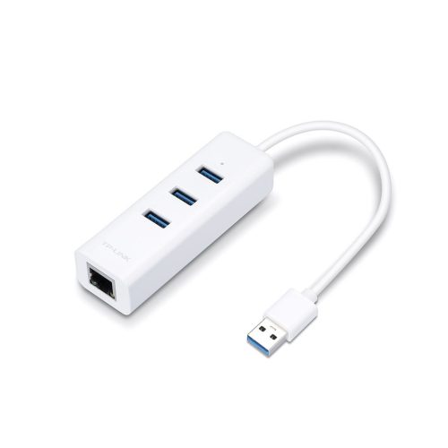 TP-Link Átalakító USB 3.0 to Ethernet Adapter 1000Mbps + 3 USB 3.0 port UE330