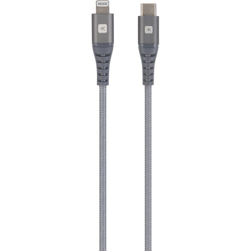 SKROSS Steel Line USB kábel, töltő, szinkron, (USB-C - lightning) 2m