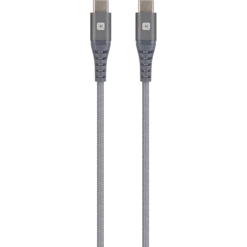 SKROSS Steel Line USB kábel, töltő, szinkron, (USB-C - USB-C) 1,2m