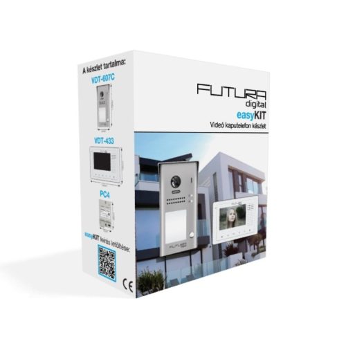 VIDEO KAPUTEL szett FUTURA  1 lakásos készülék 7"