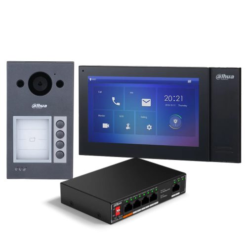 Dahua VTO3311Q-WP Securifórum akció 2025 Többlakásos Video IP kaputelefon szett