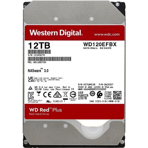 Western Digital 3.5''HDD 12TB CAVIAR Red Plus