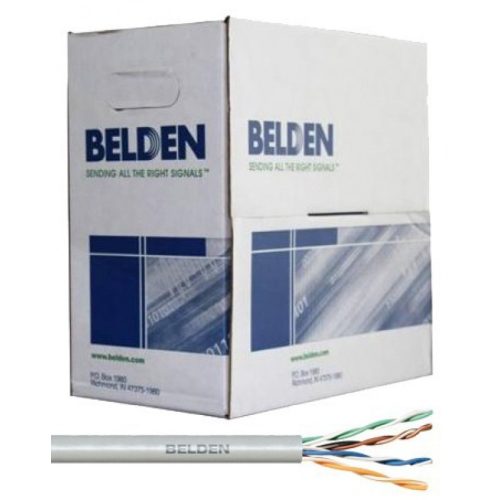 UTP fali kábel; cat5e; 305 fm; dobozos kiszerelés; 0,51 mm rézmag