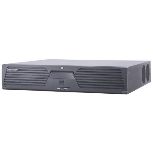32 csatornás DeepinMind NVR; 320/256 (RAID:200/200) Mbps ki-/bemeneti sávszélesség; riasztás I/O